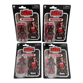 Star Wars Clone Wars Mandalorian Super Commando Captains Lot of 4