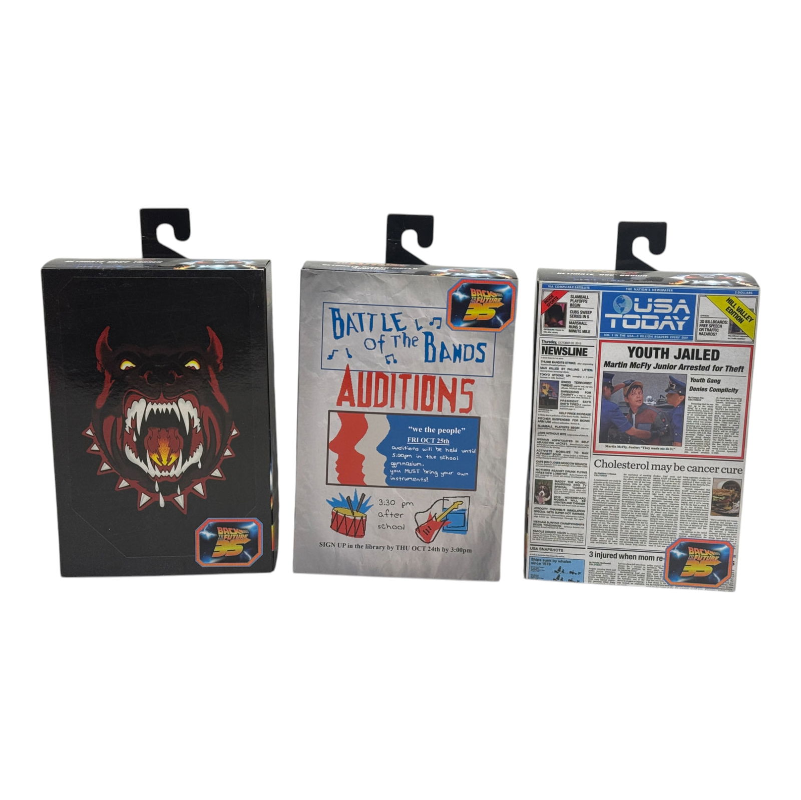 Back to the Future NECA Ultimate Figures Lot of 3 (Auditions/USA Today/Wolf) (1 of 4)