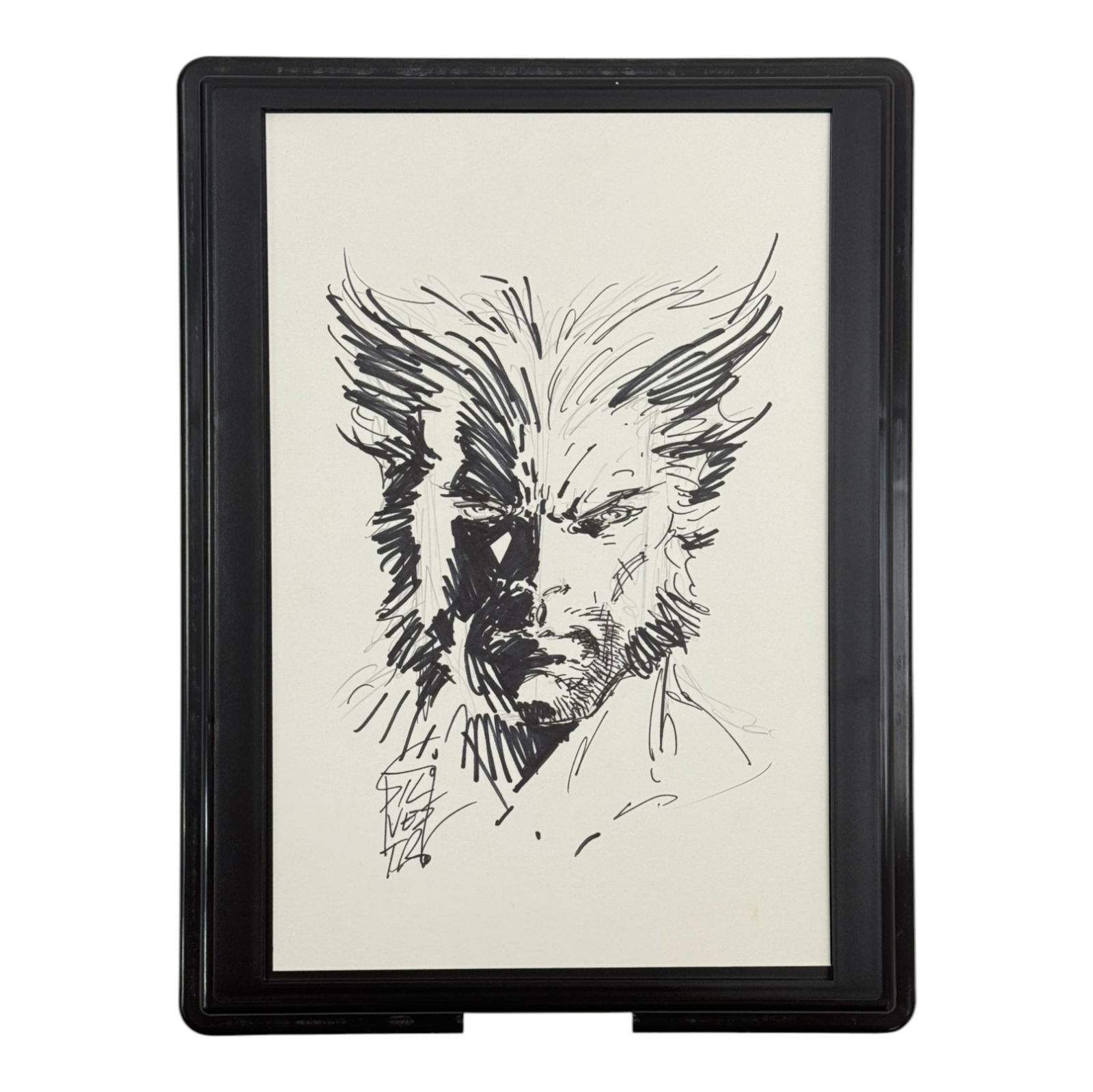 Marc Silvestri Marvel Wolverine Original Signed Sketch (1 of 9)