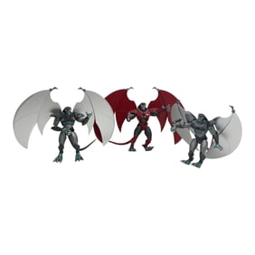 NECA Gargoyles Action Figures Lot of 3