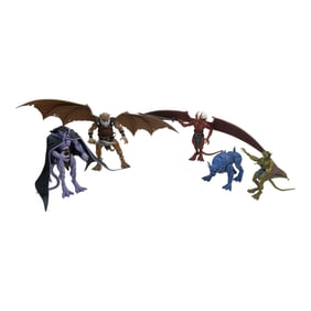 NECA Gargoyles Clan Action Figures Lot of 5