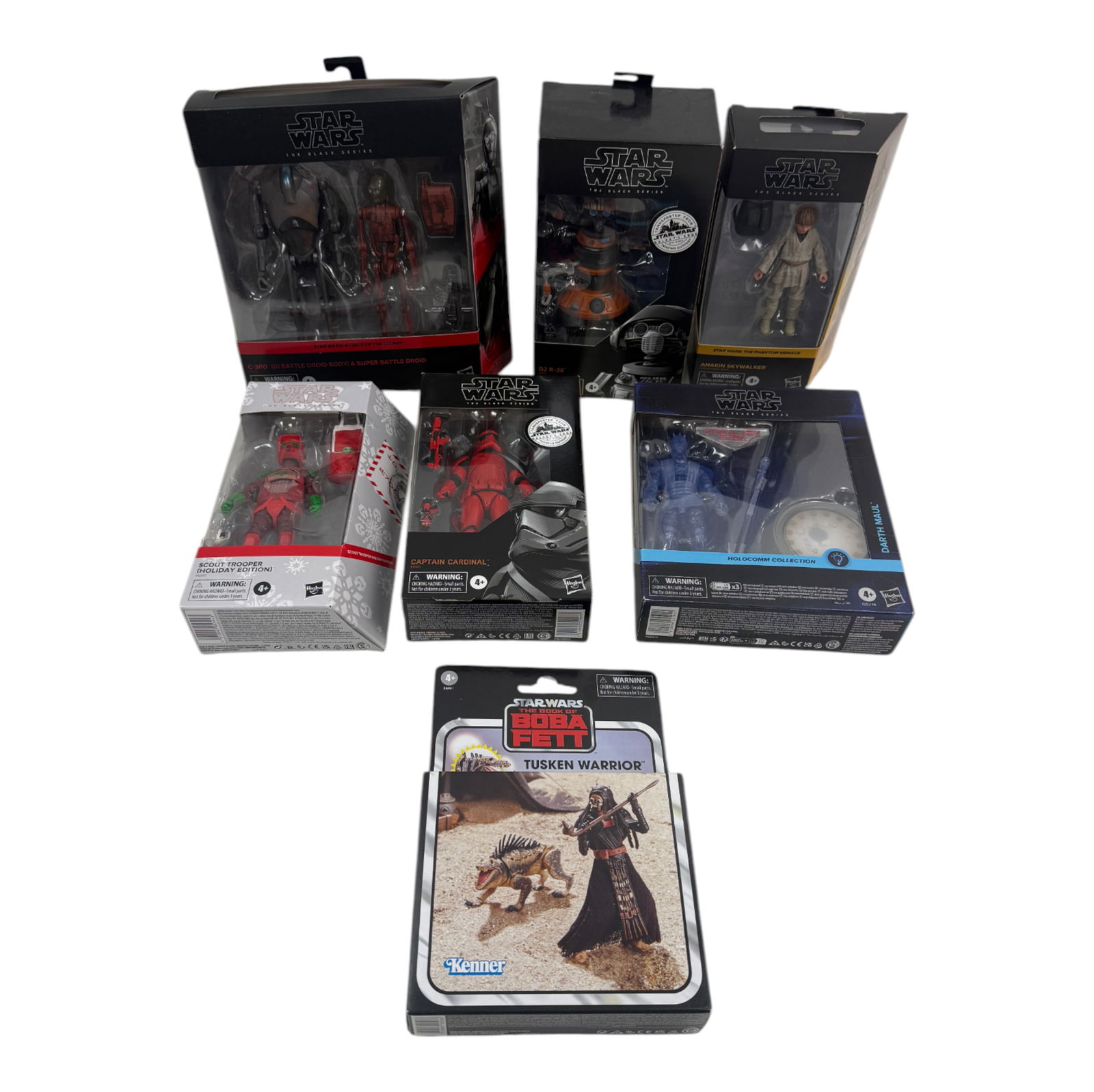 Star Wars Black Series & Exclusive Figures Lot of 7 (1 of 5)