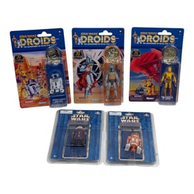 Star Wars Droids Vintage Collection Carded Figures Lot of 5