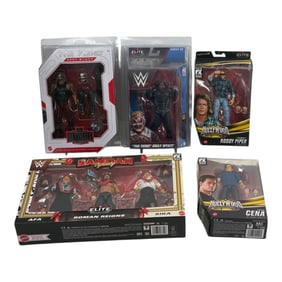 WWE Elite & Ultimate Figures Lot with The Fiend and Samoan Dynasty