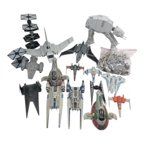 Star Wars Die-Cast & Plastic Ship Lot