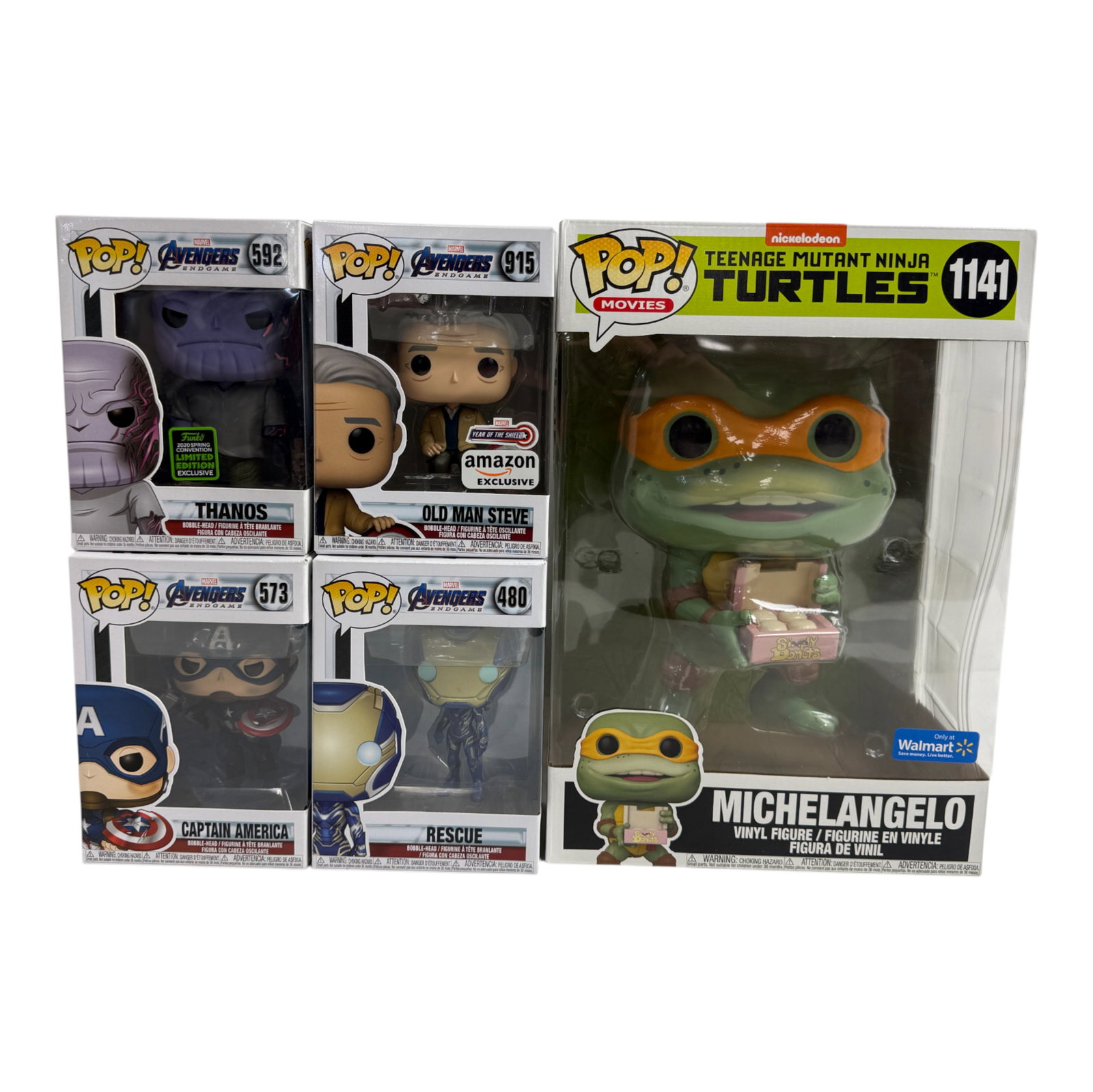 Marvel & TMNT Funko Pop Lot (1 of 3)