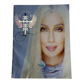 Cher Signed Farewell Tour Program Signed