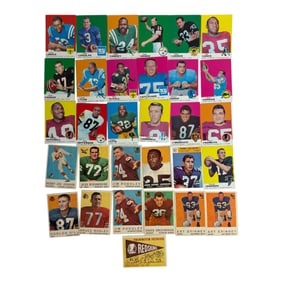 Vintage Football Trading Cards Group