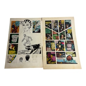 Silver Surfer Comic Artwork Pages