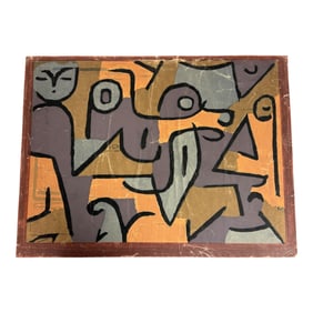 Abstract Modernist Painting Signed