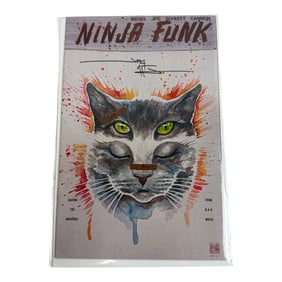 Ninja Funk Comic Signed Variant Cover