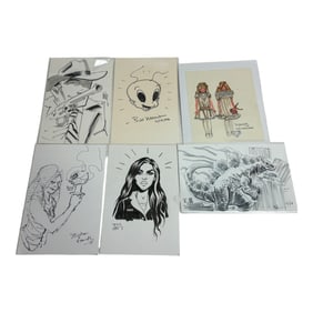 Original Comic Sketch Art Lot