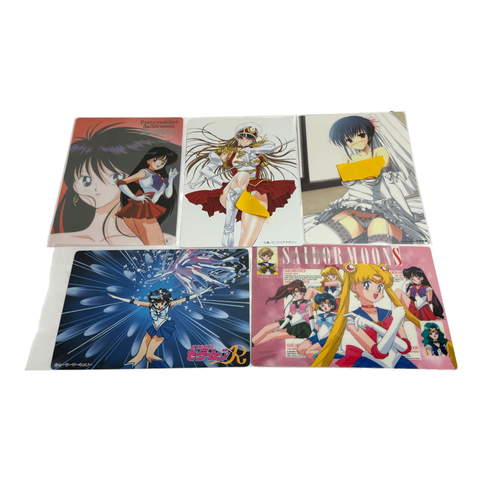Sailor Moon Anime Clear Files (Set of 5) (1 of 2)