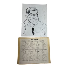 Cartoon Caricature and Animation Sheet