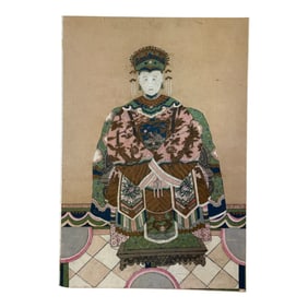 Chinese Ancestral Portrait Painting