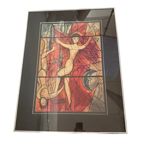Modernist Nude Figure Painting