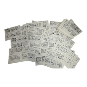 Large Lot of Animation Storyboards