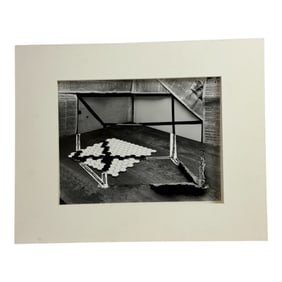 Vintage Conceptual Black-and-White Photograph