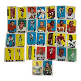 Vintage Football Trading Cards Lot 1