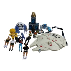 Star Wars and Wrestling Action Figures Lot