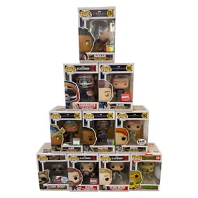 Funko Pop Lot Marvel Eternals & Black Widow