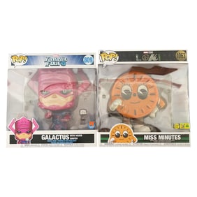 Funko Pop Lot Galactus and Miss Minutes