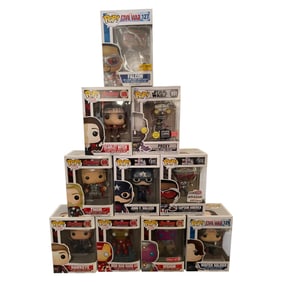 Funko Pop Lot Marvel & Star Wars Figures
