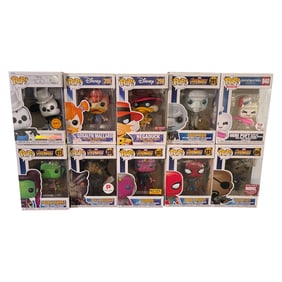 Funko Pop Lot Disney & Marvel Figures