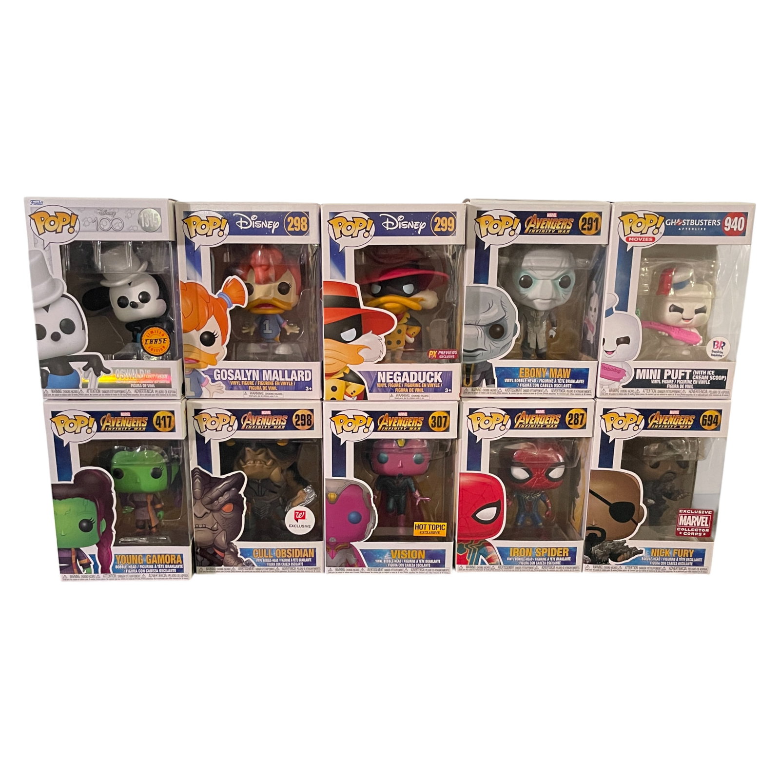 Funko Pop Lot Disney & Marvel Figures (1 of 4)
