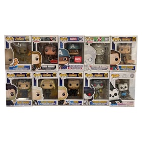 Funko Pop Lot Marvel & Disney Figures
