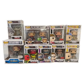 Funko Pop Lot WandaVision, Ms. Marvel & Clerks