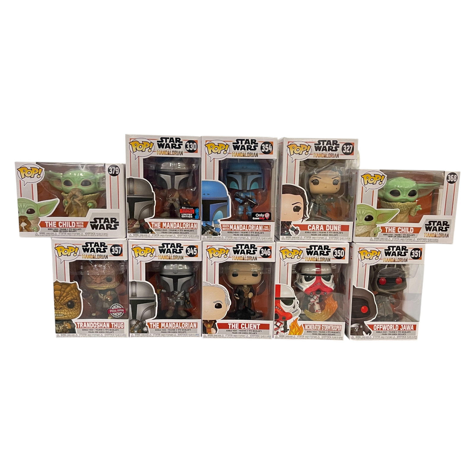 Funko Pop Lot Star Wars Mandalorian Series (1 of 4)