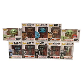 Funko Pop Lot Star Wars Mandalorian Figures