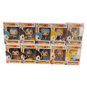 Funko Pop Lot Dragon Ball Z Vegeta & Trunks