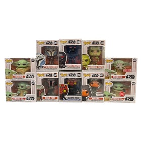 Funko Pop Lot Star Wars Mandalorian Set