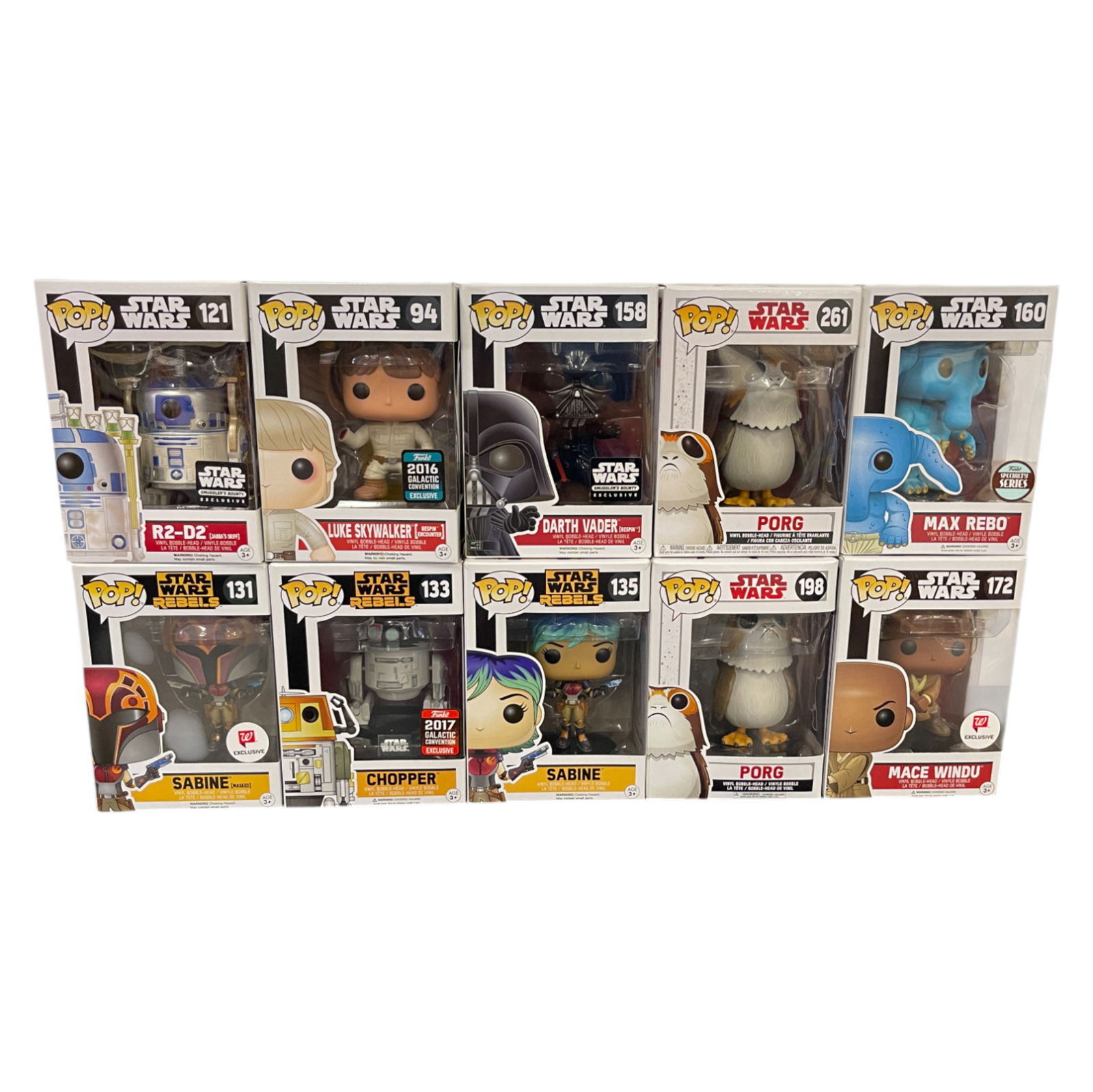 Funko Pop Lot Star Wars Rebels & Classics (1 of 3)