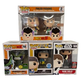 Funko Pop Lot Dragon Ball Z & Star Wars