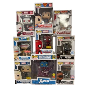 Funko Pop Lot Marvel, DC & X-Men Heroes