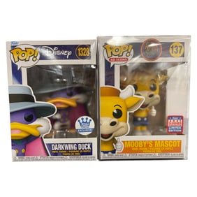 Funk Pop Darkwing Duck and Mooby's Mascot