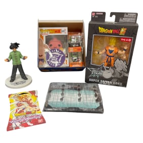 Dragon Ball Z Collectibles Lot with Funko Pops