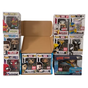 Marvel & Disney Funko Pop Lot with Wolverine & Thanos