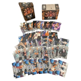 AEW Wrestling Trading Cards with Boxes