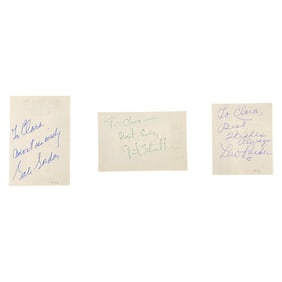 Autograph Collection - Dale Gordon, Gil Stratton, Lew Parker