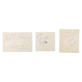 Autographs - Don Galloway, William Windom, Wessel 'Weasel' Wessell