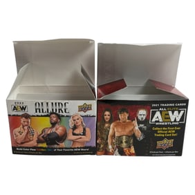AEW Trading Card Empty Boxes