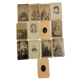 Antique Cabinet Card Photograph Collection