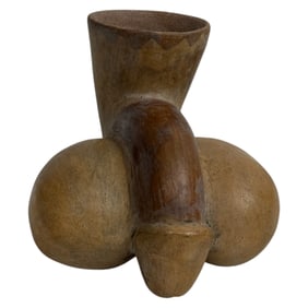 Antique African Water Vessel Vase