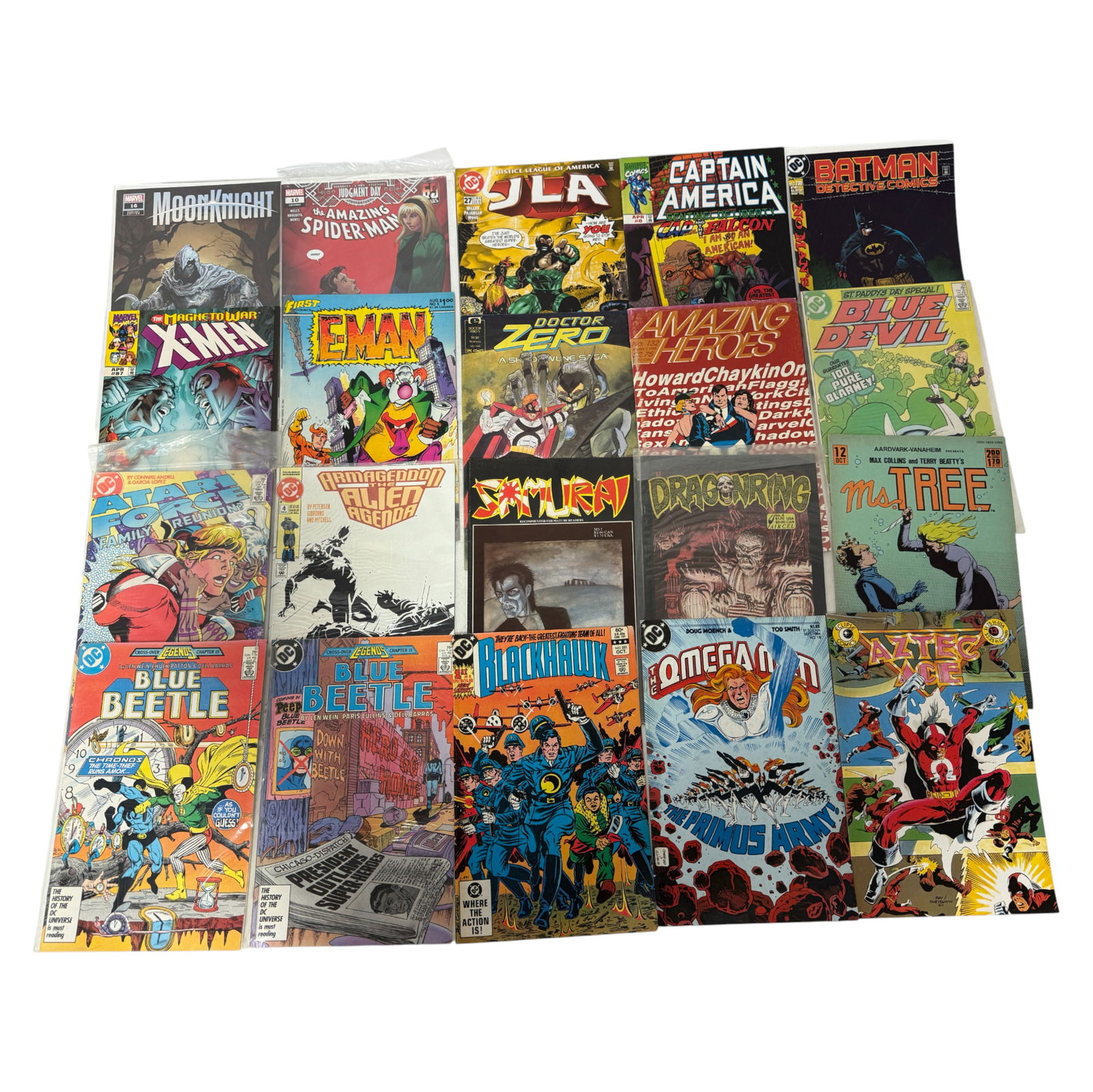 DC & Marvel Comic Lot Featuring Batman & Captain America (1 of 3)