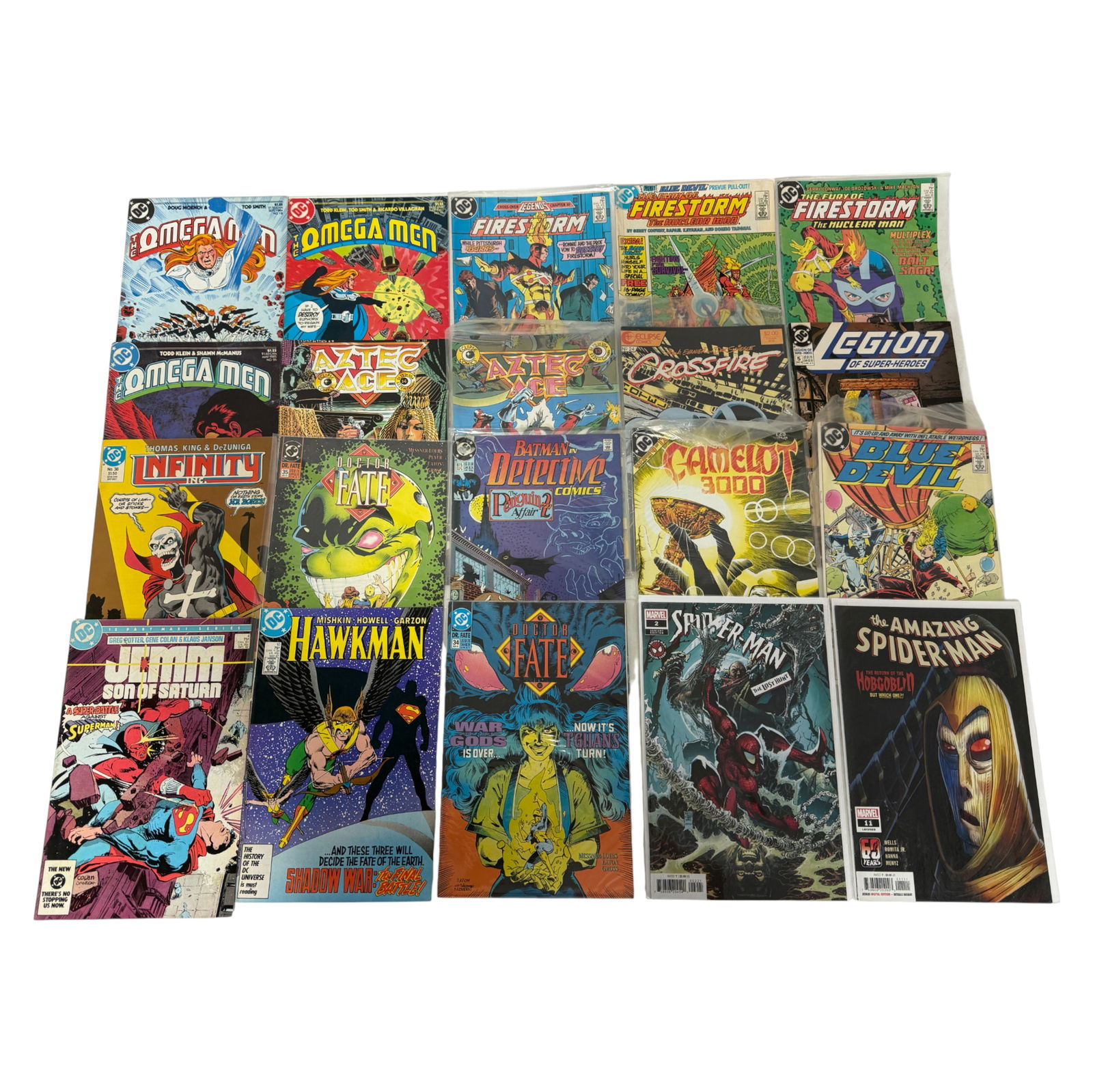 Marvel & DC Comic Lot Featuring Spider-Man & Doctor Fate (1 of 3)