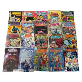 Comic Lot Featuring Legion of Super-Heroes & Firestorm